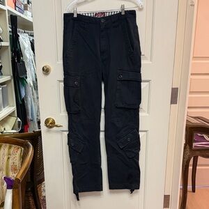 Men's Black Cargo Pants